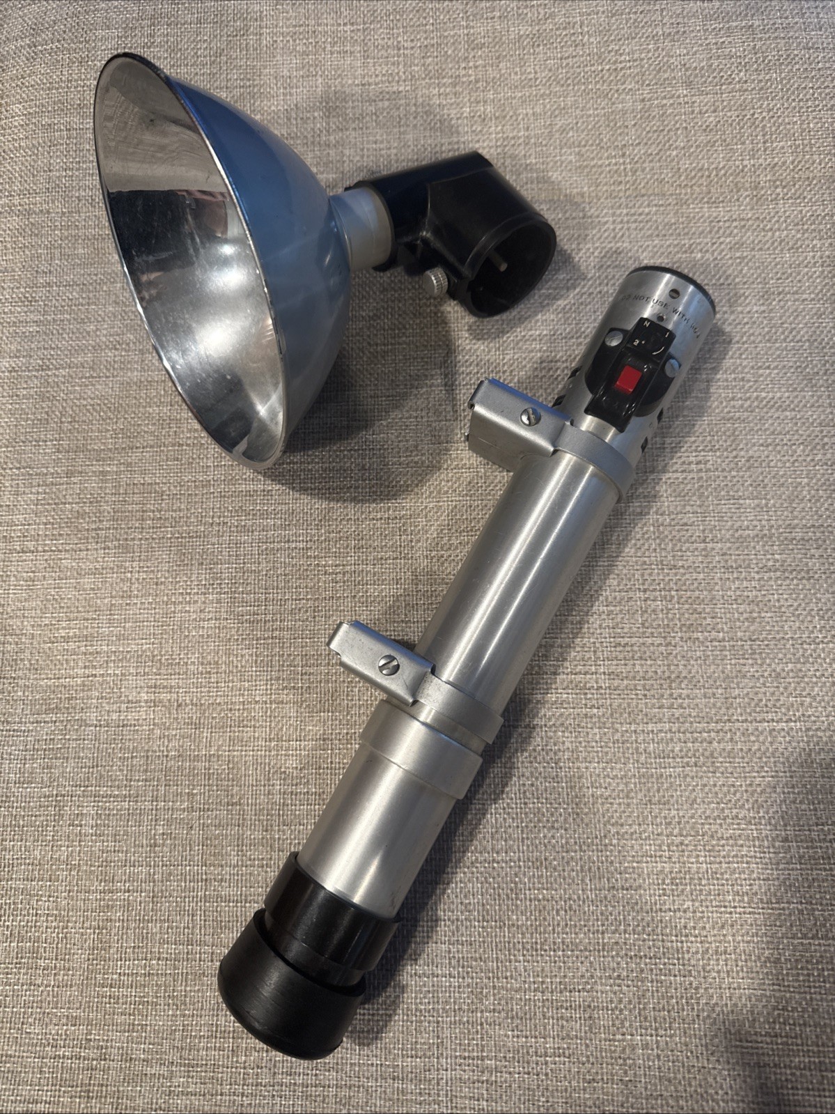 Vintage Graflex 2772 2-Cell Flash Handle for Star Wars Lightsaber Prop