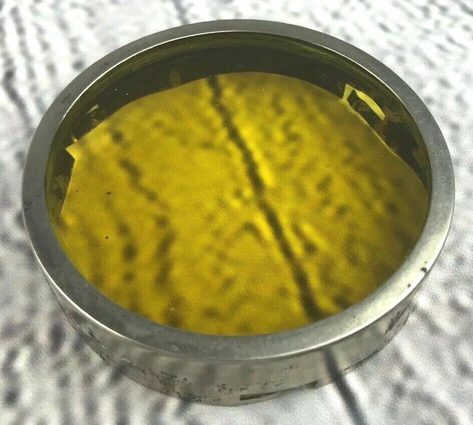 Vtg Burke & James Ingento Yellow Color Camera Lens Filter Series A USA 2.25”