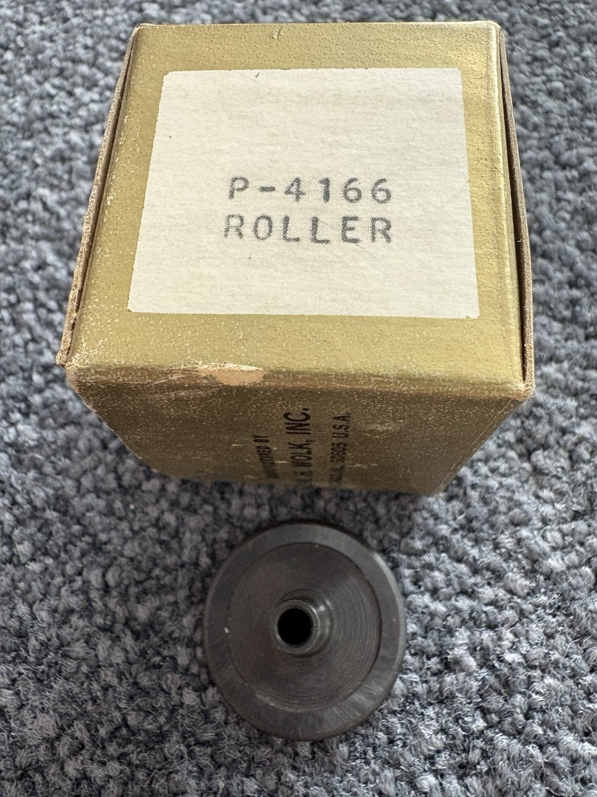 PRECISION EDW.H.WOLK PART – P-4166 ROLLER – NEW