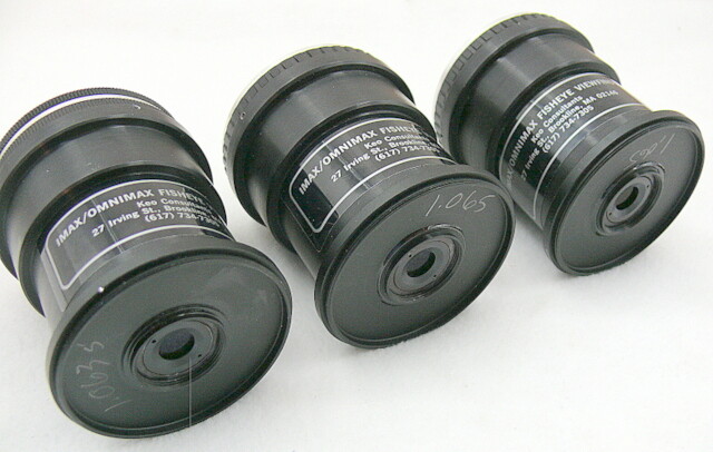 Imax /Omnimax Fisheye viewfinder. Lot of 3 as pictured.