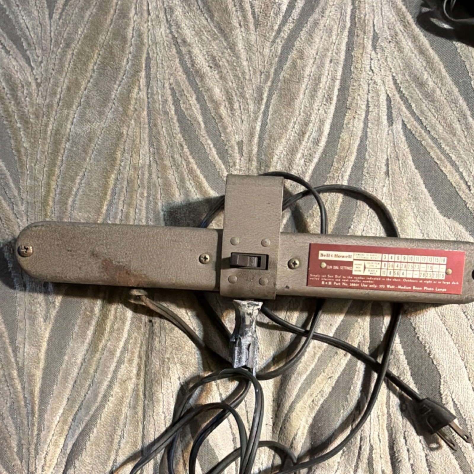 Bell & Howell Light for Indoor Movies 8mm 16mm Vintage Camera Accessory