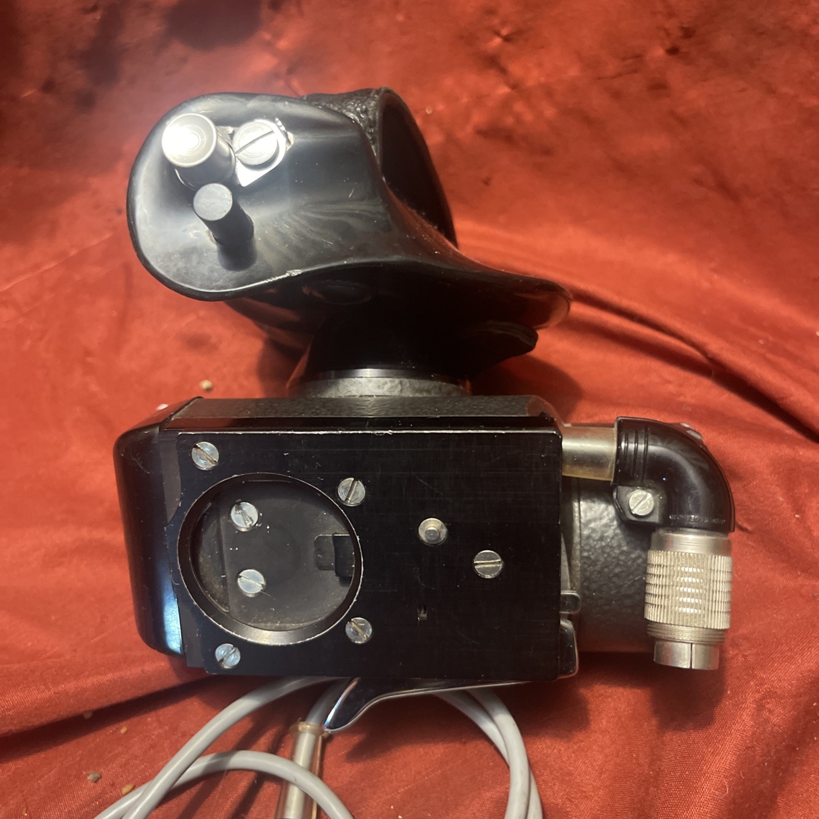 Bolex Anatomical Electric Grip + Battery Holder W/Cable For Bolex H16 RX Camera