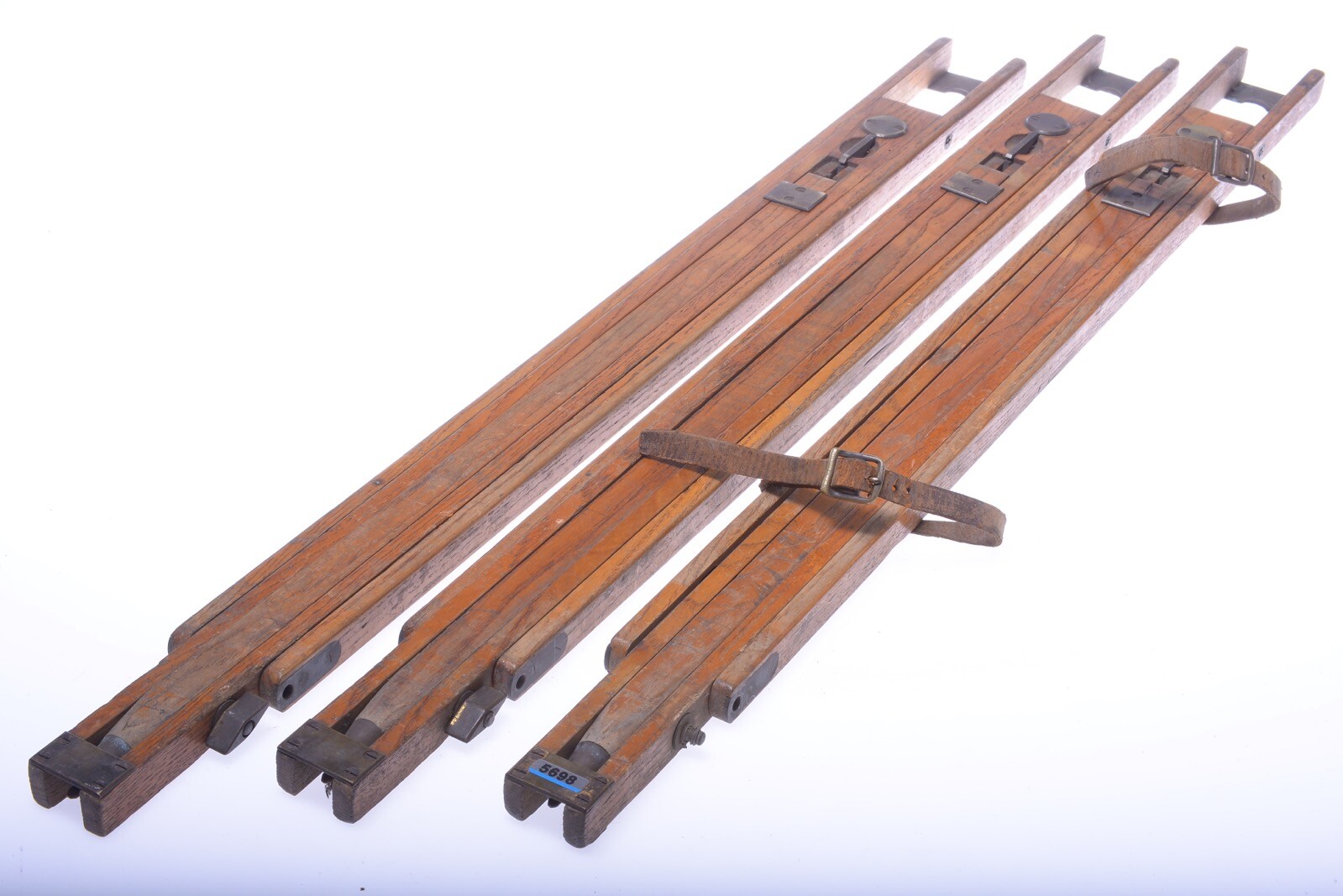✅ ANTIQUE WOOD TRIPOD 147CM, 57.87″ THORNTON? ROSS? LANCASTER? FIELD CAMERAS