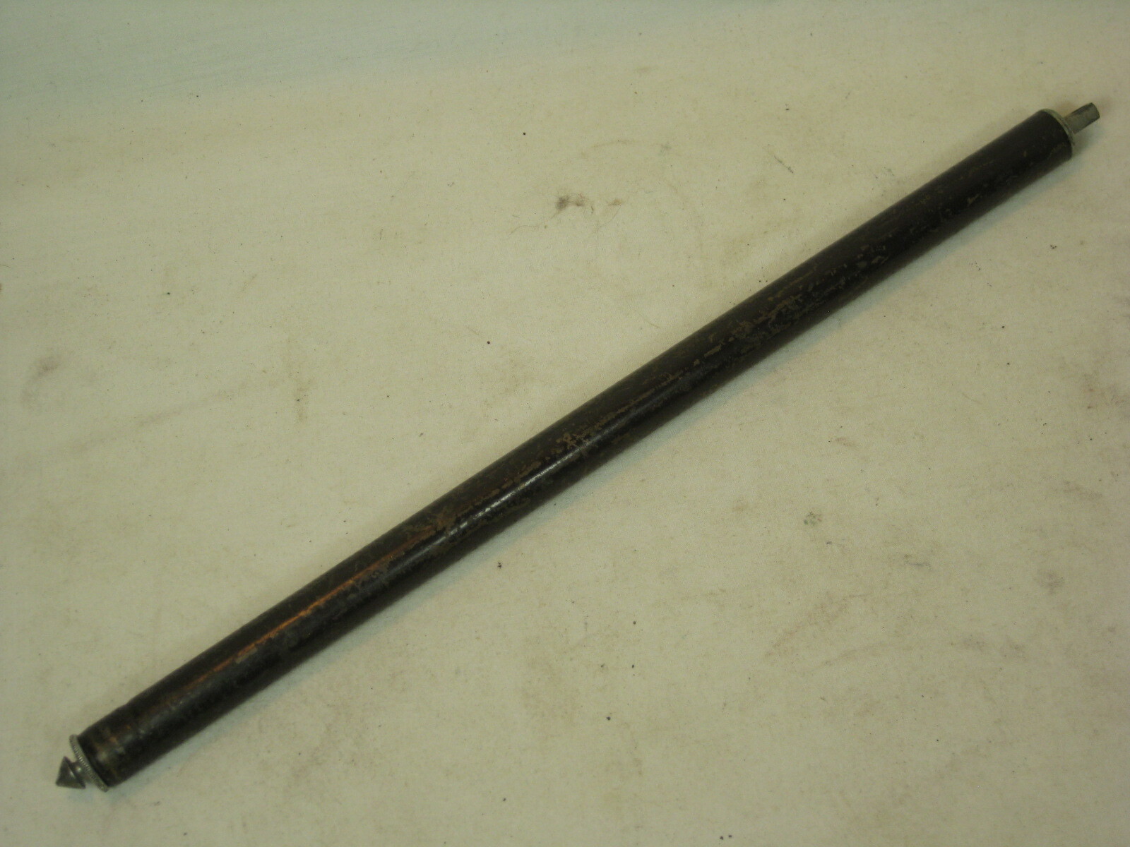 single antique vintage telescoping brass rod 12″- 46 shaft stick tripod leg part