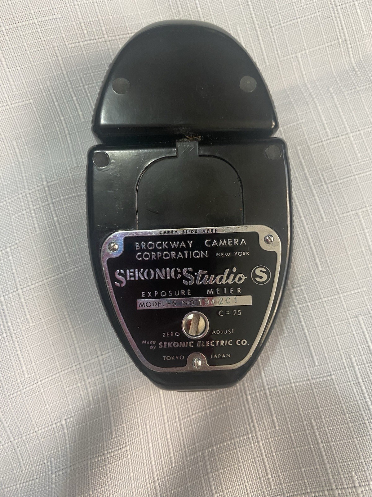 Sekonic Light Exposure Meter Model-S w/ Case Disks and Canon EF 22-55mm Lens