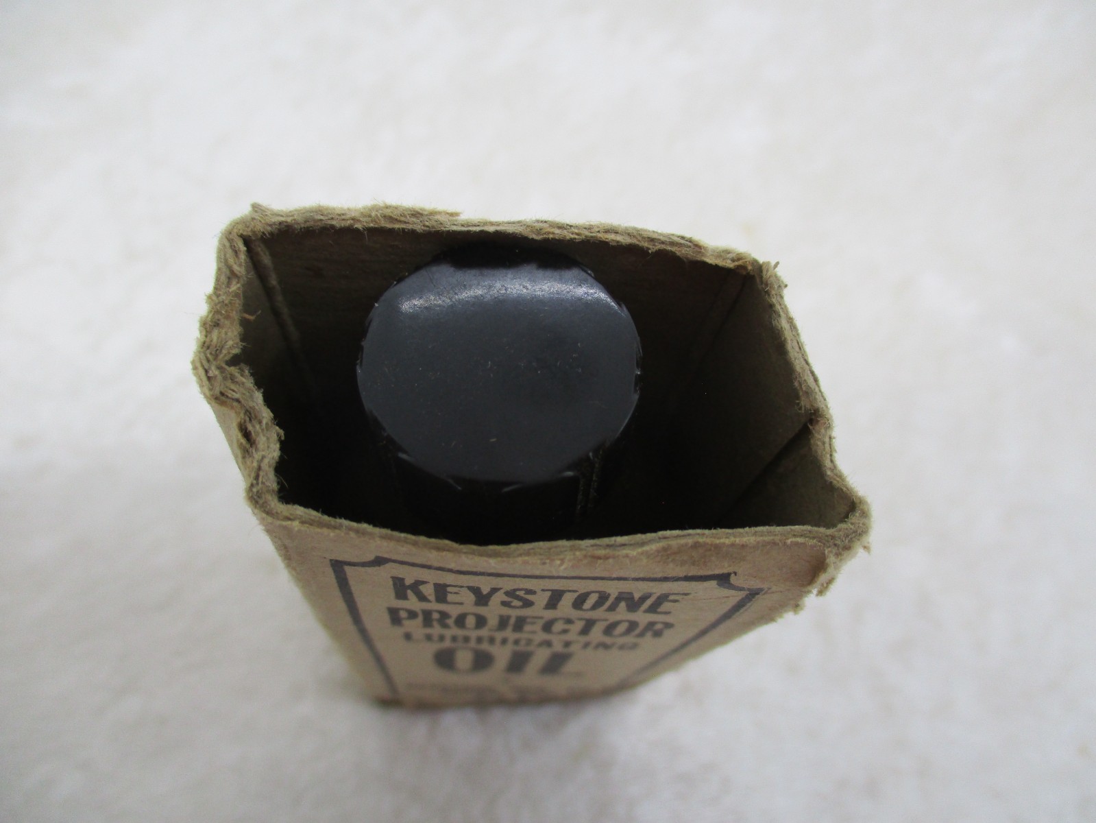 Vintage Keystone Projector Lubricating Oil in Original Box