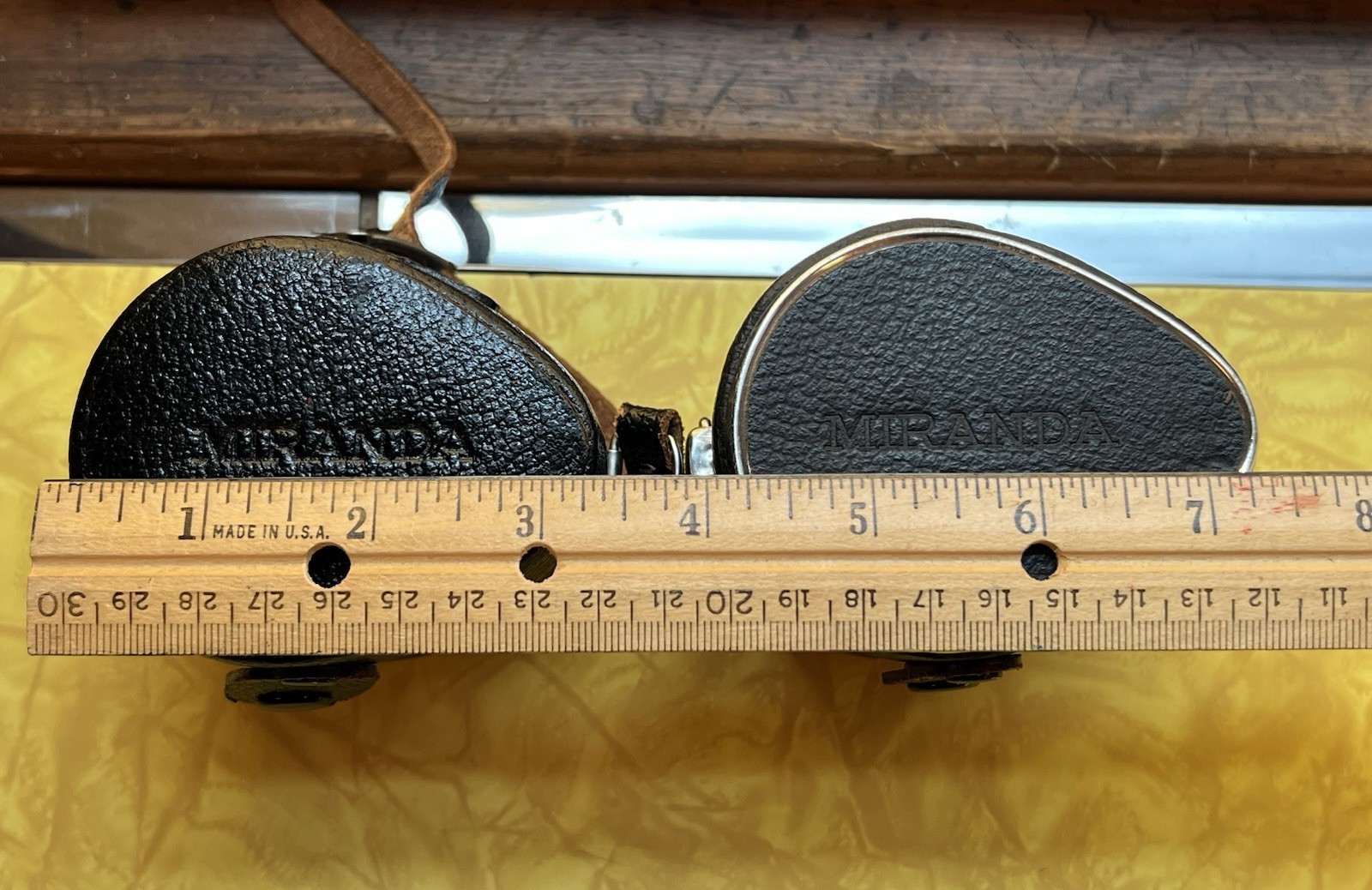 Miranda Film Camera Eye Level Finder + Automatic Extension Tube & 2 Lens Cases