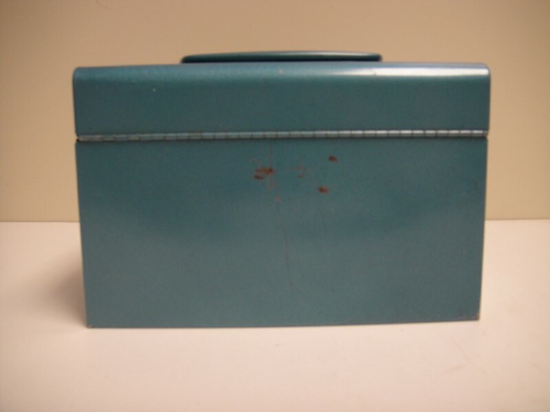Logan De Luxe 5 Inch Movie 12 Reel Chest Metal Storage Box Carry Tote 1960’s