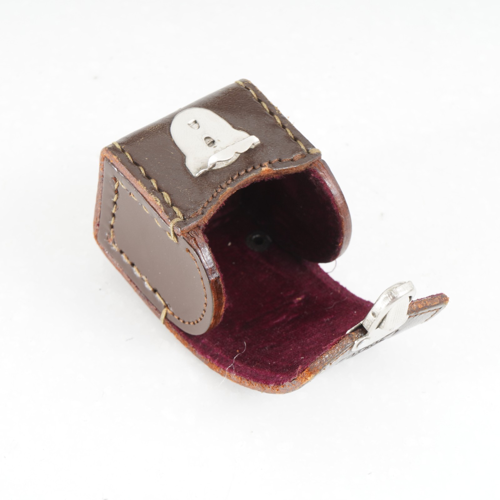 :Nikon Nippon Kogaku Small Brown Leather Rangefinder External Viewfinder Case