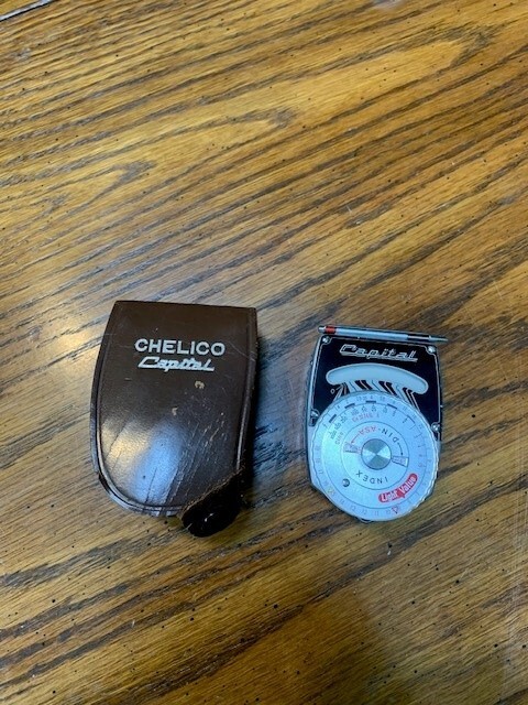 CHELICO Capital Exposure Light Value Meter with Case JAPAN Y33