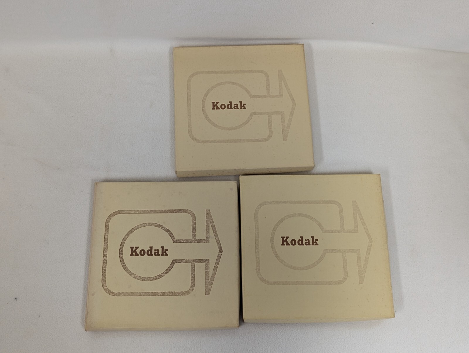 Lot of 3 – Vintage Kodak Movie Reel Super 8 Empty 400 Feet Reel In Box