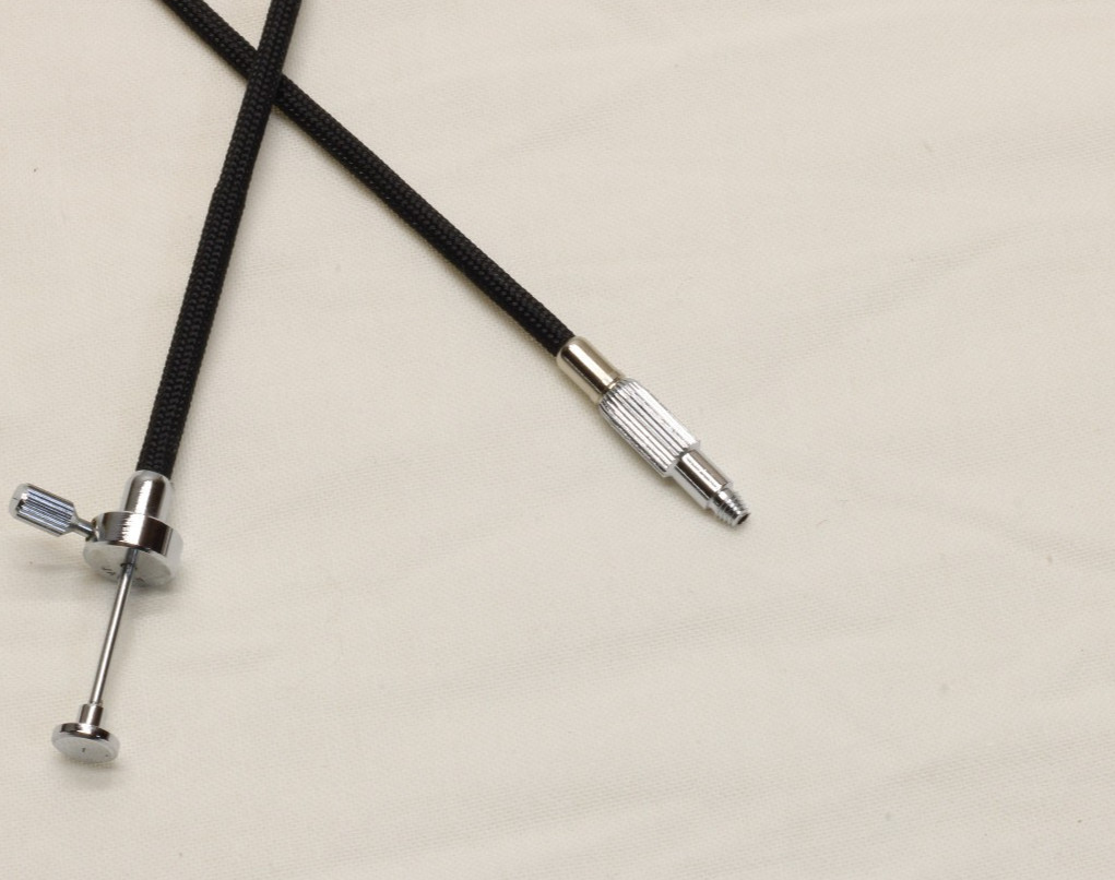 Vintage Made in Japan 19″ inch Camera Shutter Release Cloth Braided Cable