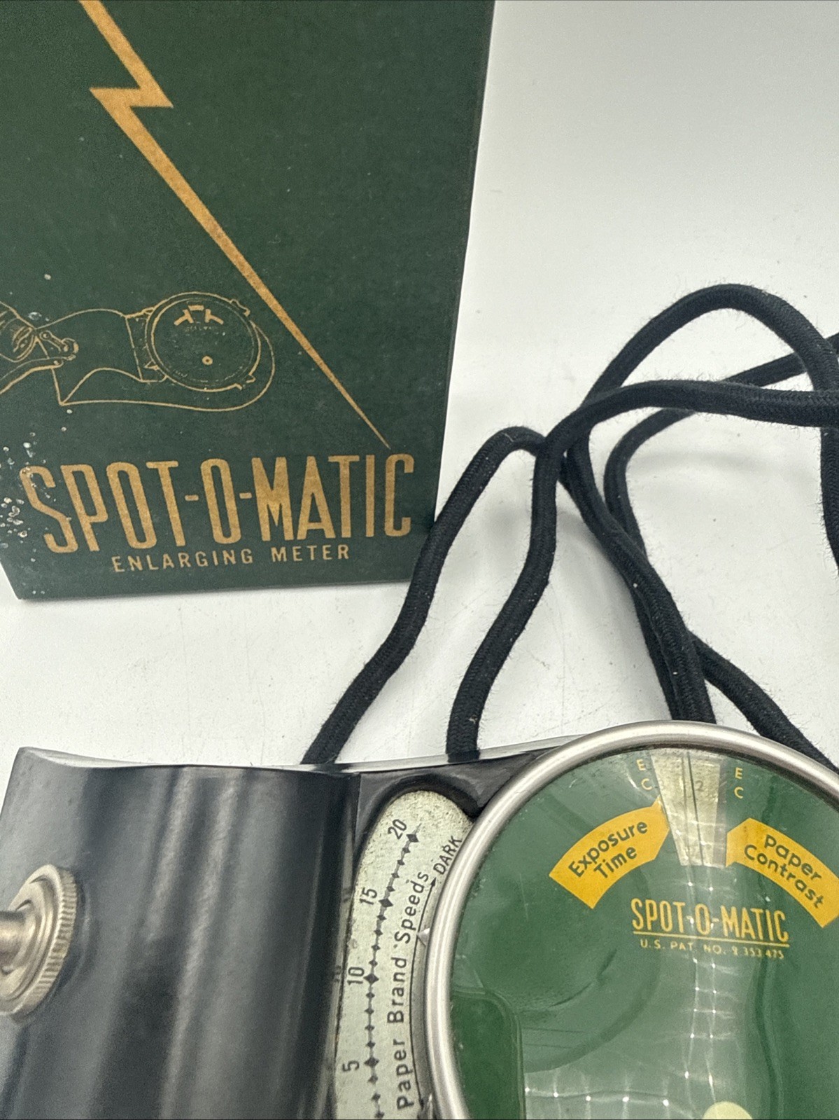 VTG Kinnard Spot-O-Matic Enlarging Meter w/ Box Instructions , Manual not Tested