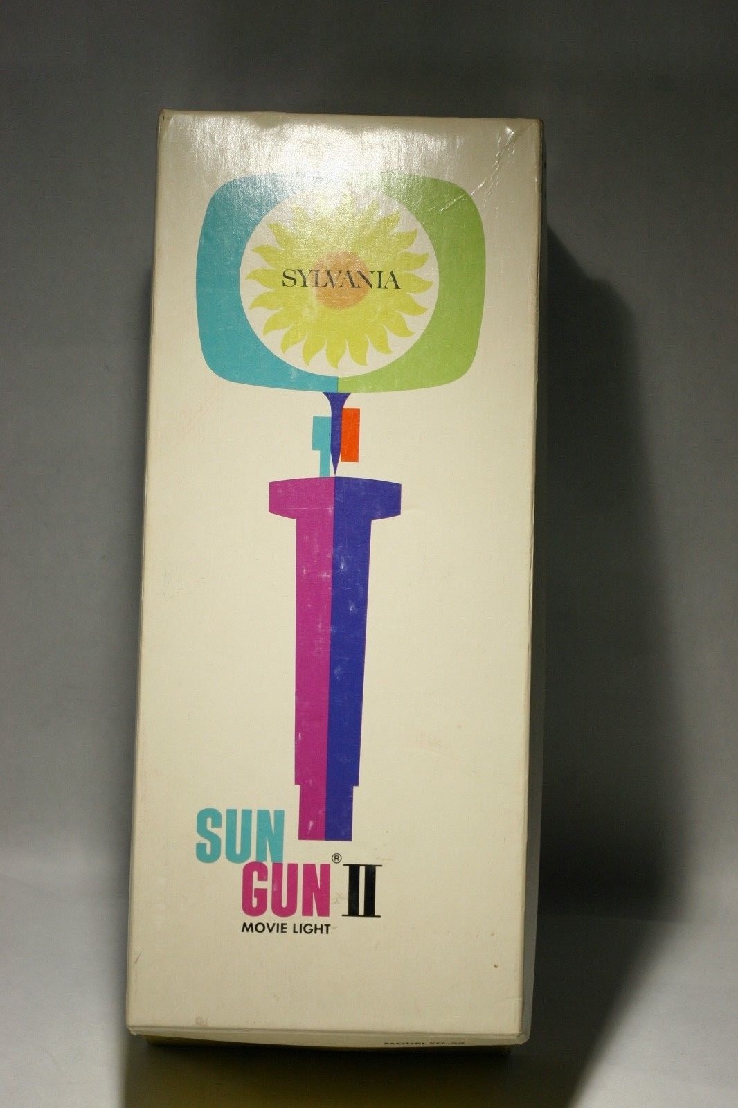 Vintage Sylvania Sun Gun II Movie Light Model SG-55 W/ Box