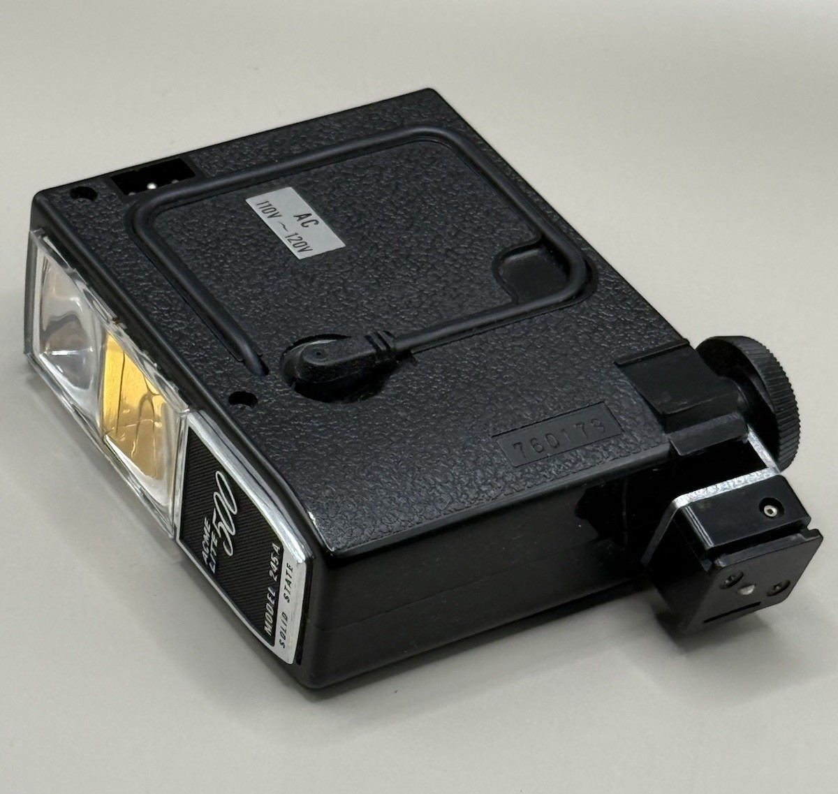 Acme Lite 500 Camera Flash Model 245A Solid State (Vintage) WORKS!