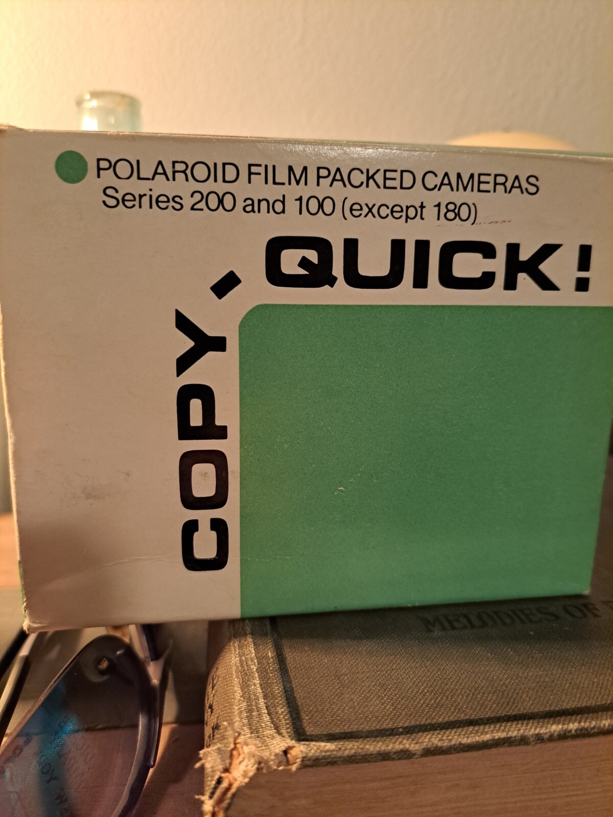 Polaroid Film Packed Cameras Series 200 100 Copy Quick Camera Attachment Vintage