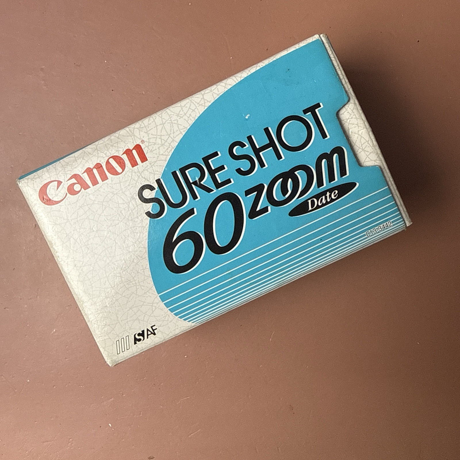 Canon Sure Shot 60 Zoom Prima Zoom Shot Film Camera BOX ONLY