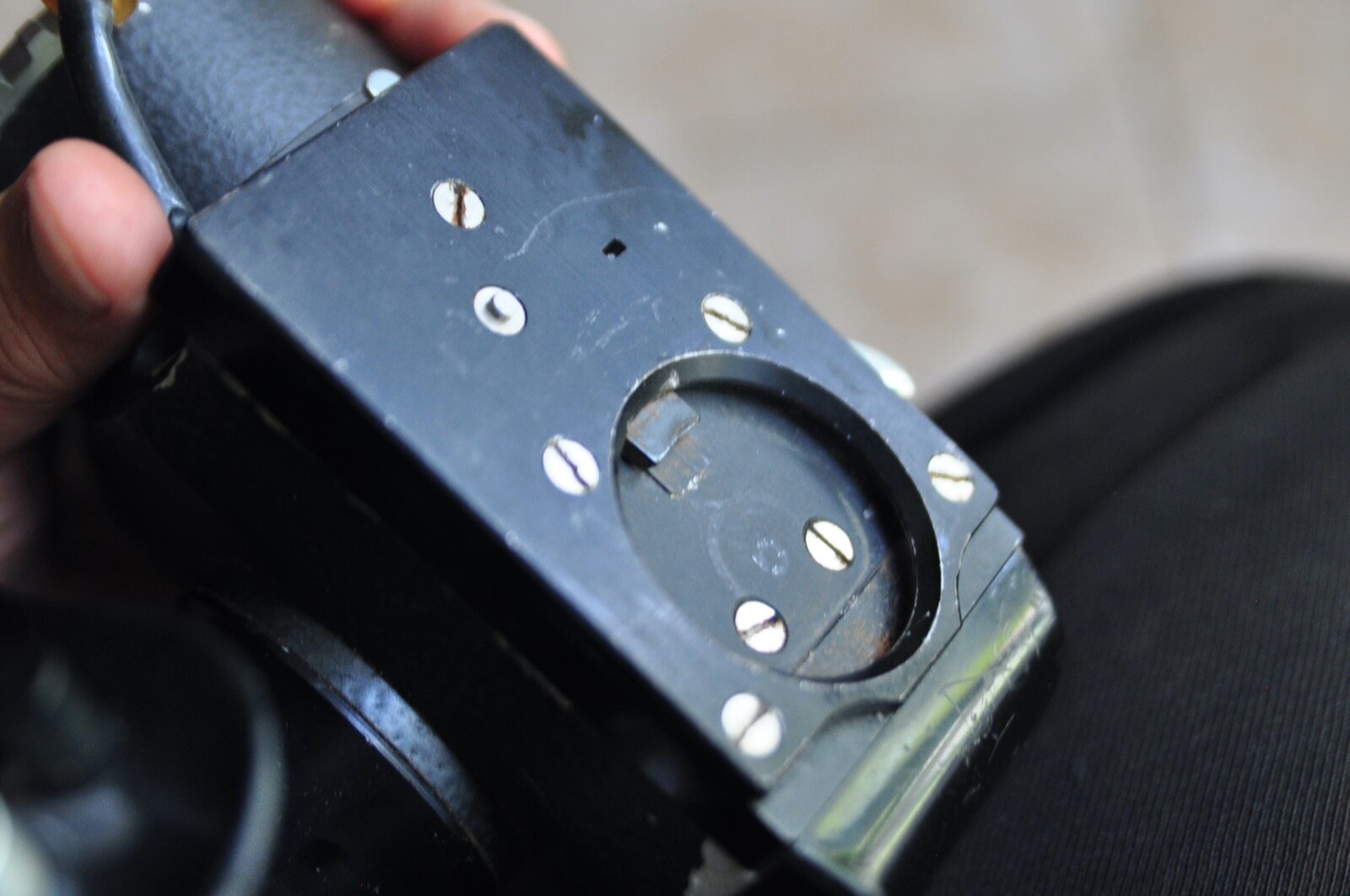 Bolex hand grip for Bolex H16 Reflex camera EBM camera