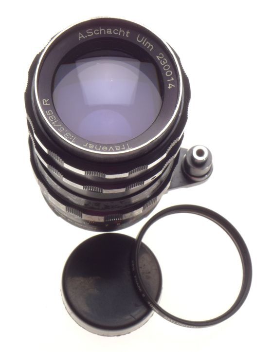 Travenar 1:3.5/135 r 35mm slr camera tele lens exakta mount