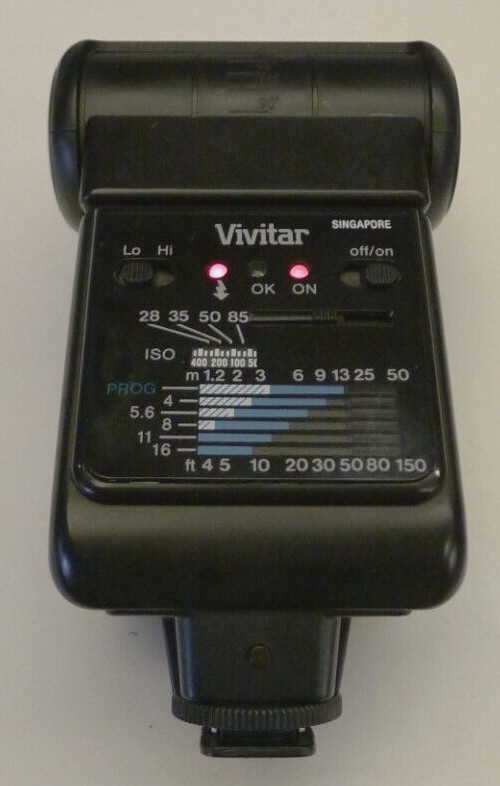 Vivitar Auto Focus Zoom 736AFC Hot Shoe Flash for Canon – TESTED