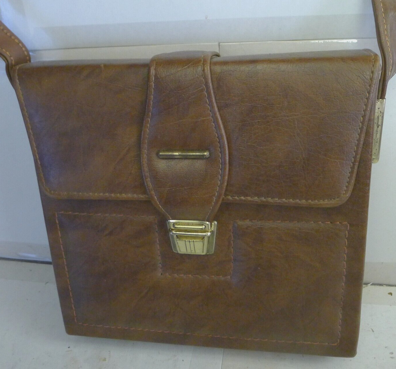 Camera Compartment Tan Case for Polaroid Folding SX-70 Camera & Accessories P73