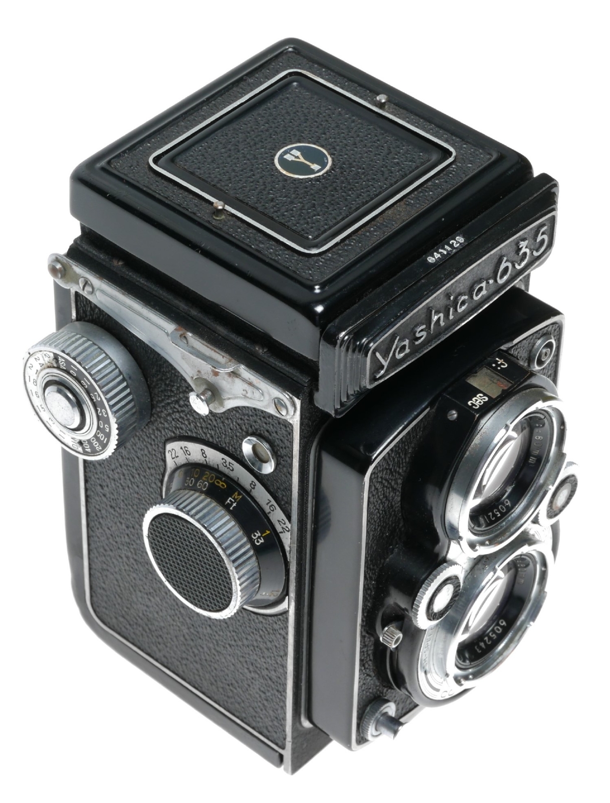 YASHICA 635 Dual Format TLR 120 35mm Film Camera Yashikor 3.5/80