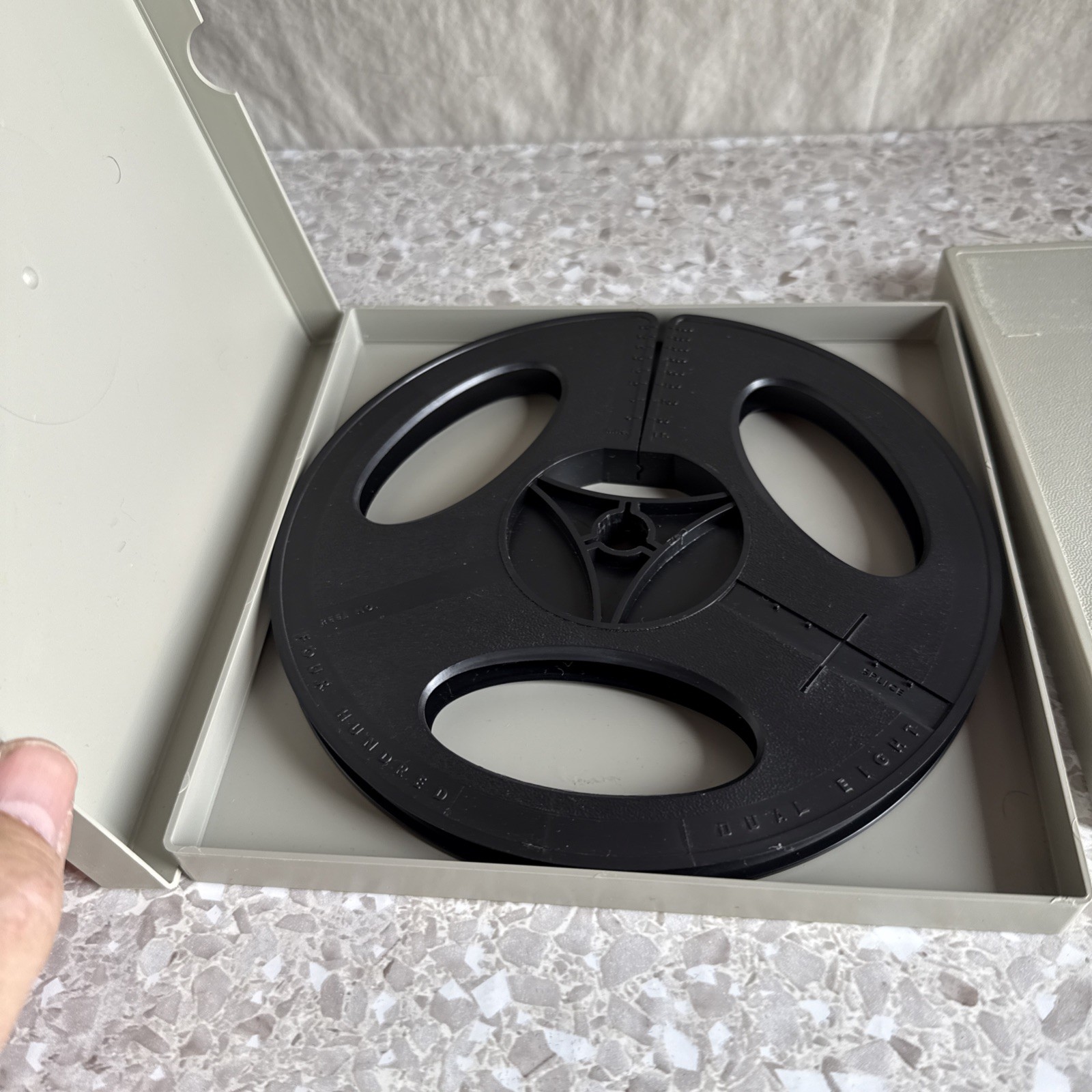 Montgomery Ward 400 Plastic Film Reel and Holder Case