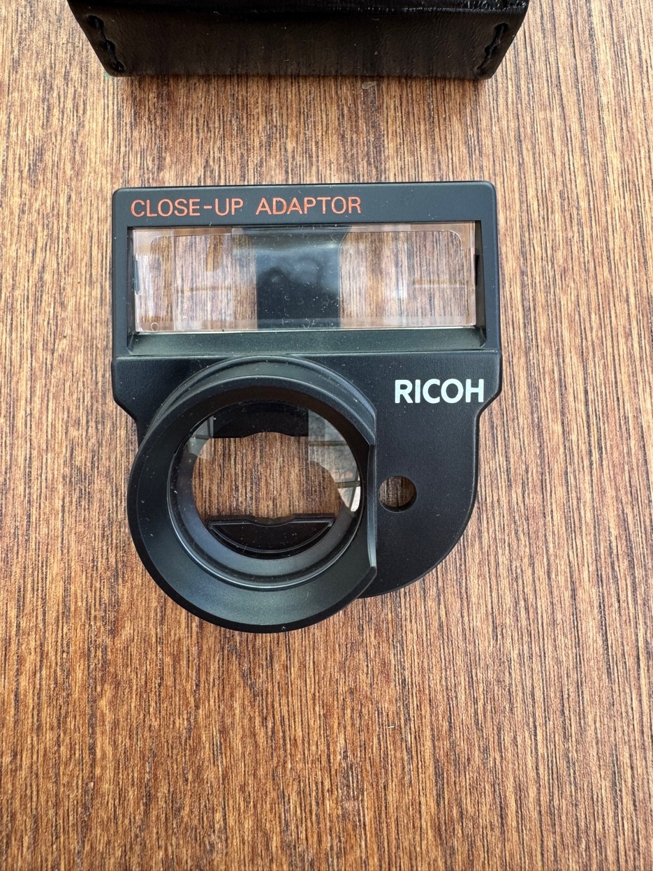 Ricoh FF-3 Close-Up Adaptor NOS in Box w/ Leather Case & Instructions Japan Made