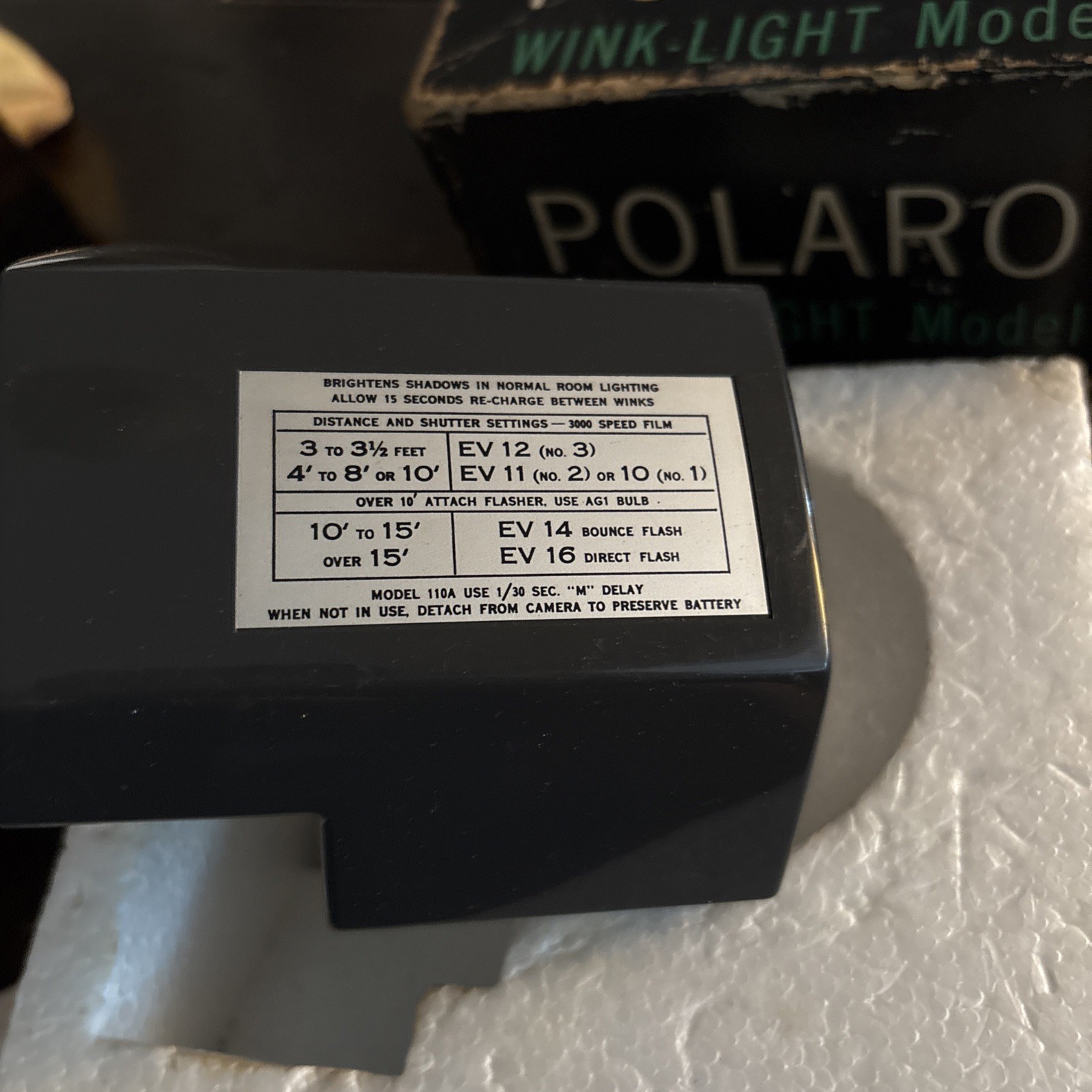 Polaroid Wink-Light Flash Model 250