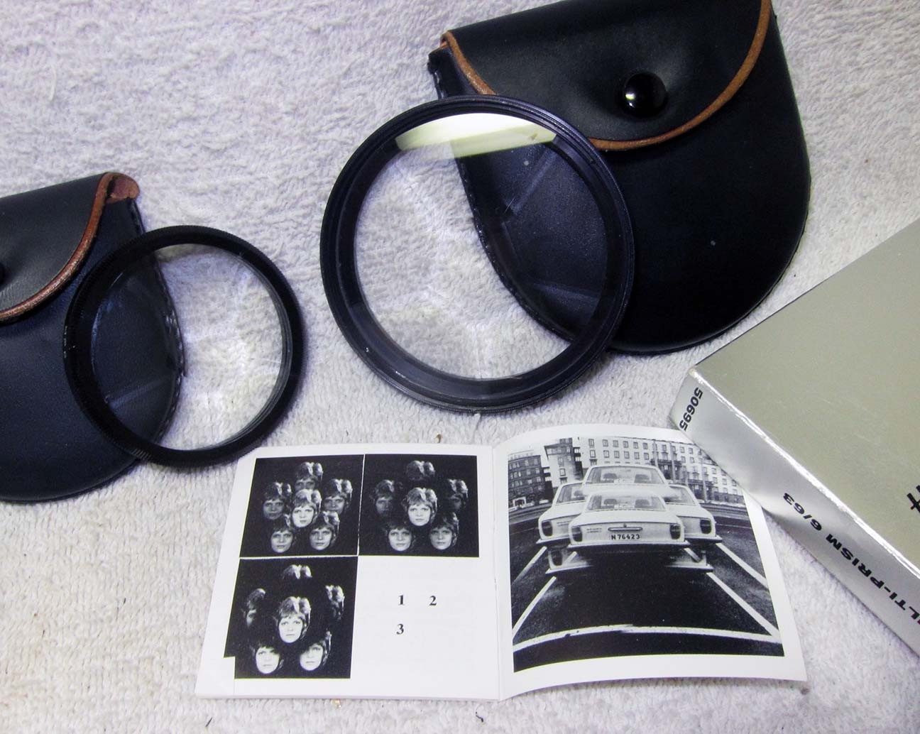 TWO Hasselblad/Zeiss MULTI-PRISM Filters 6/50 & 6/63 for 500 C/M. MINTY w/Box