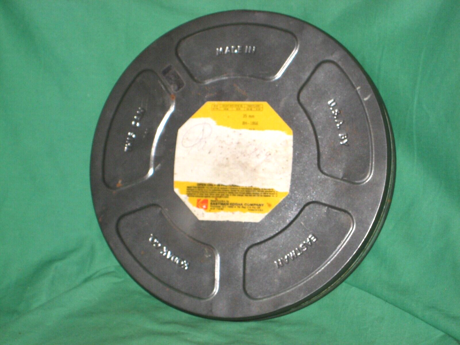 #809 – Vintage Eastman Kodak 35mm Film Can – Empty Can with Labels