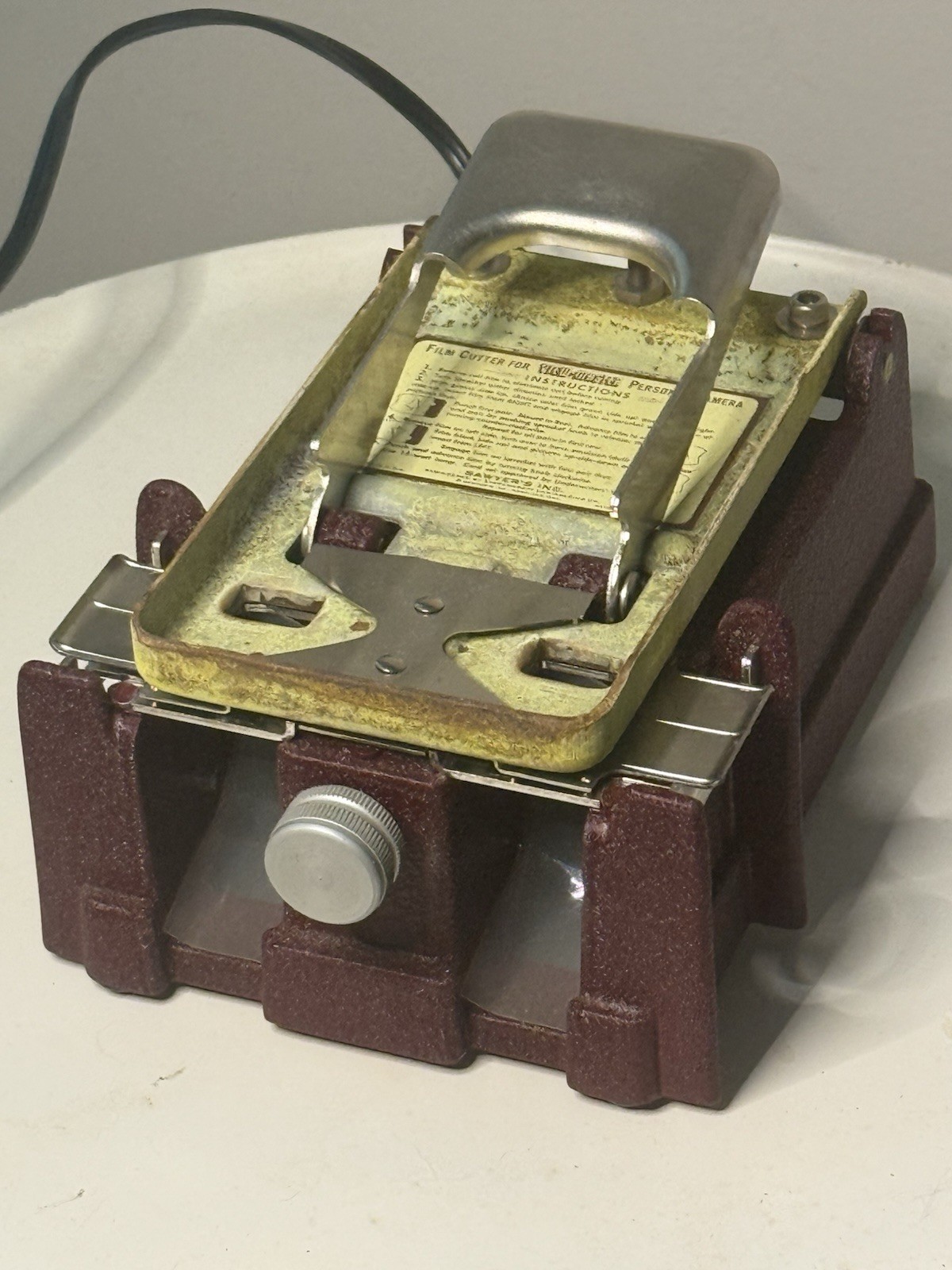 Vintage 1952 Sawyer’s View-Master Personal Film Cutter Model A Box Manual Works