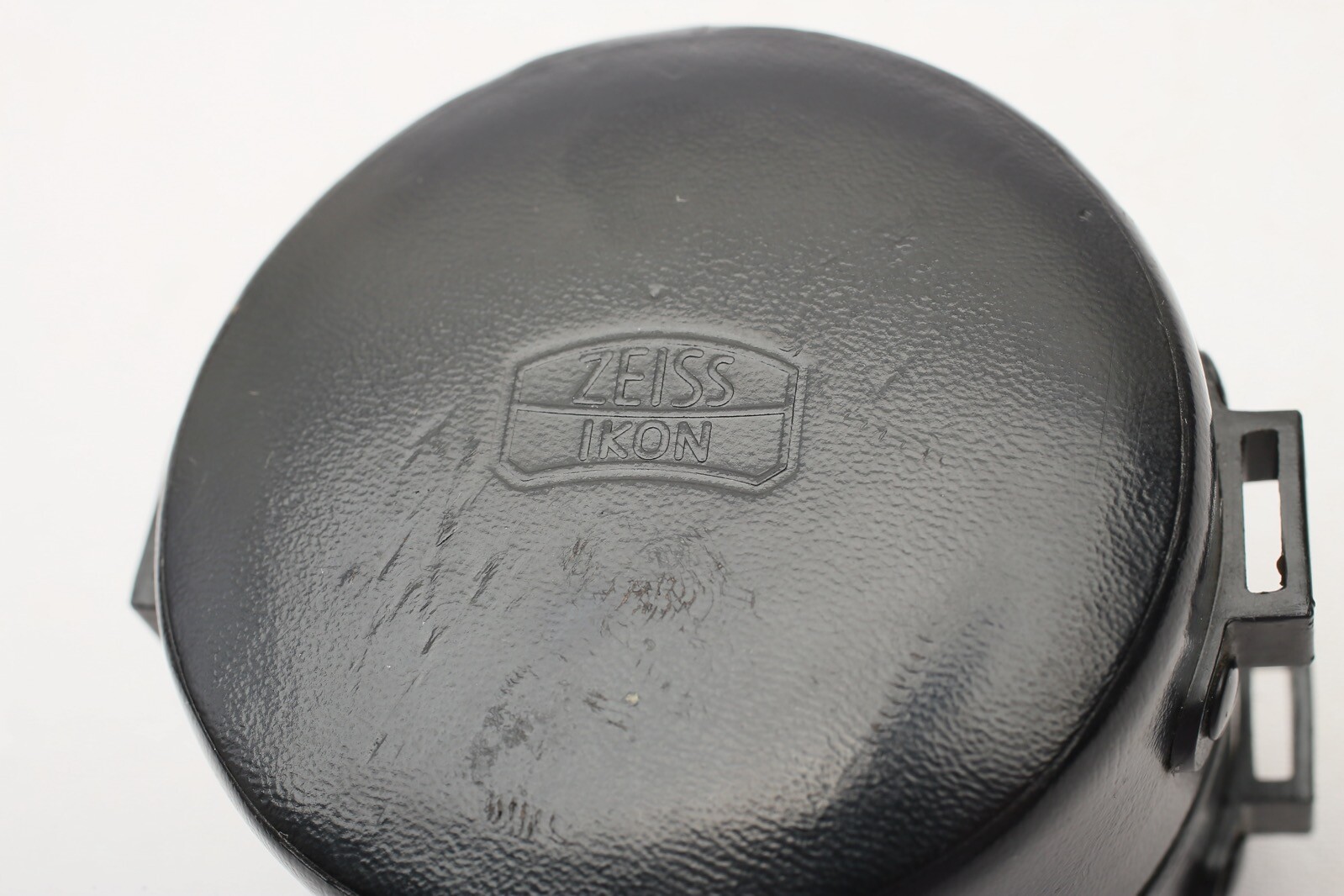 Zeiss Contarex Lens Case model 20.7756 Black Leather w/ inner rear Cap Case+NICE