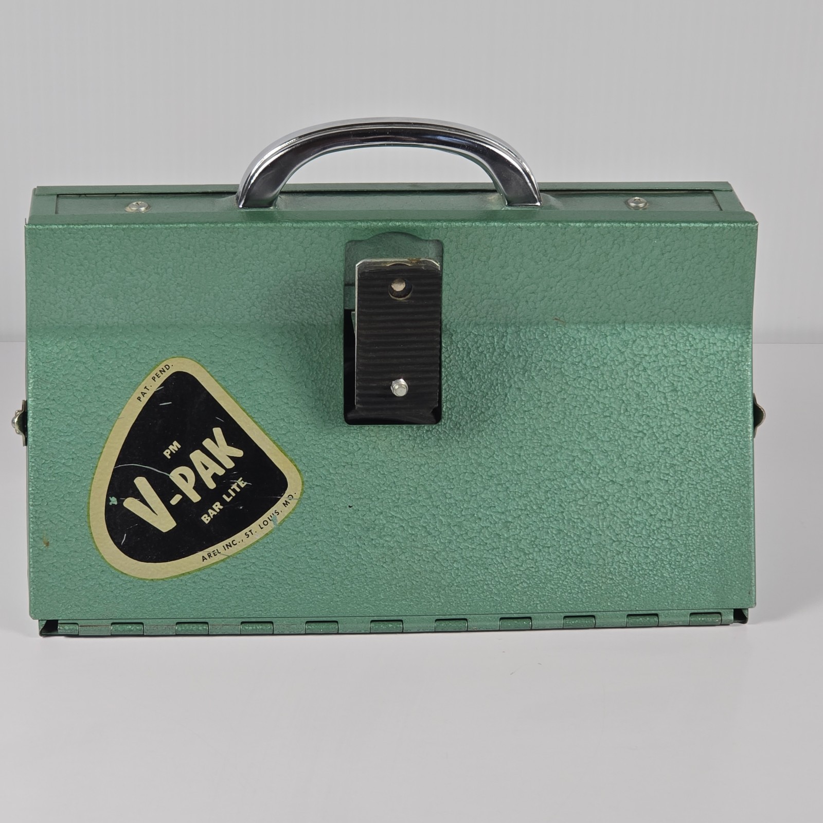 VINTAGE V-PAK BAR LITE Camera 2-Bulb Bar Light with metal Case