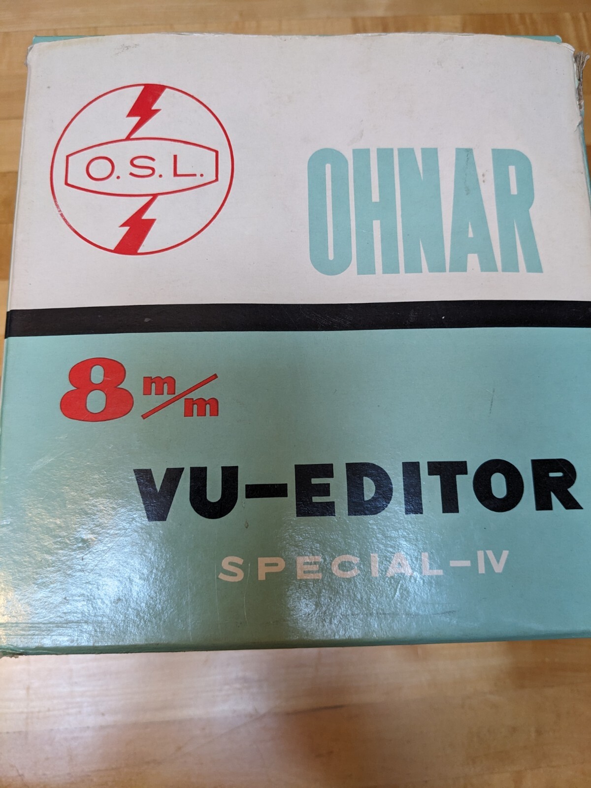 Vintage Ohnar 8mm VU-Editor – new in box