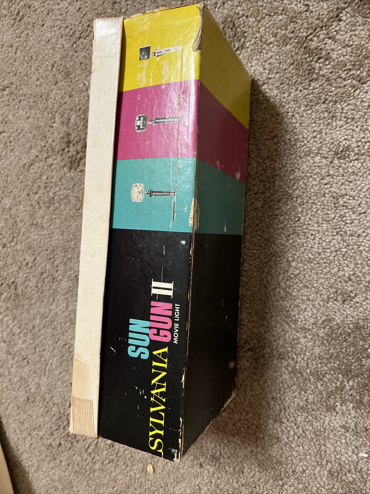 Sun Gun 2 Sylvania movie light Model SG-55 In box with manual