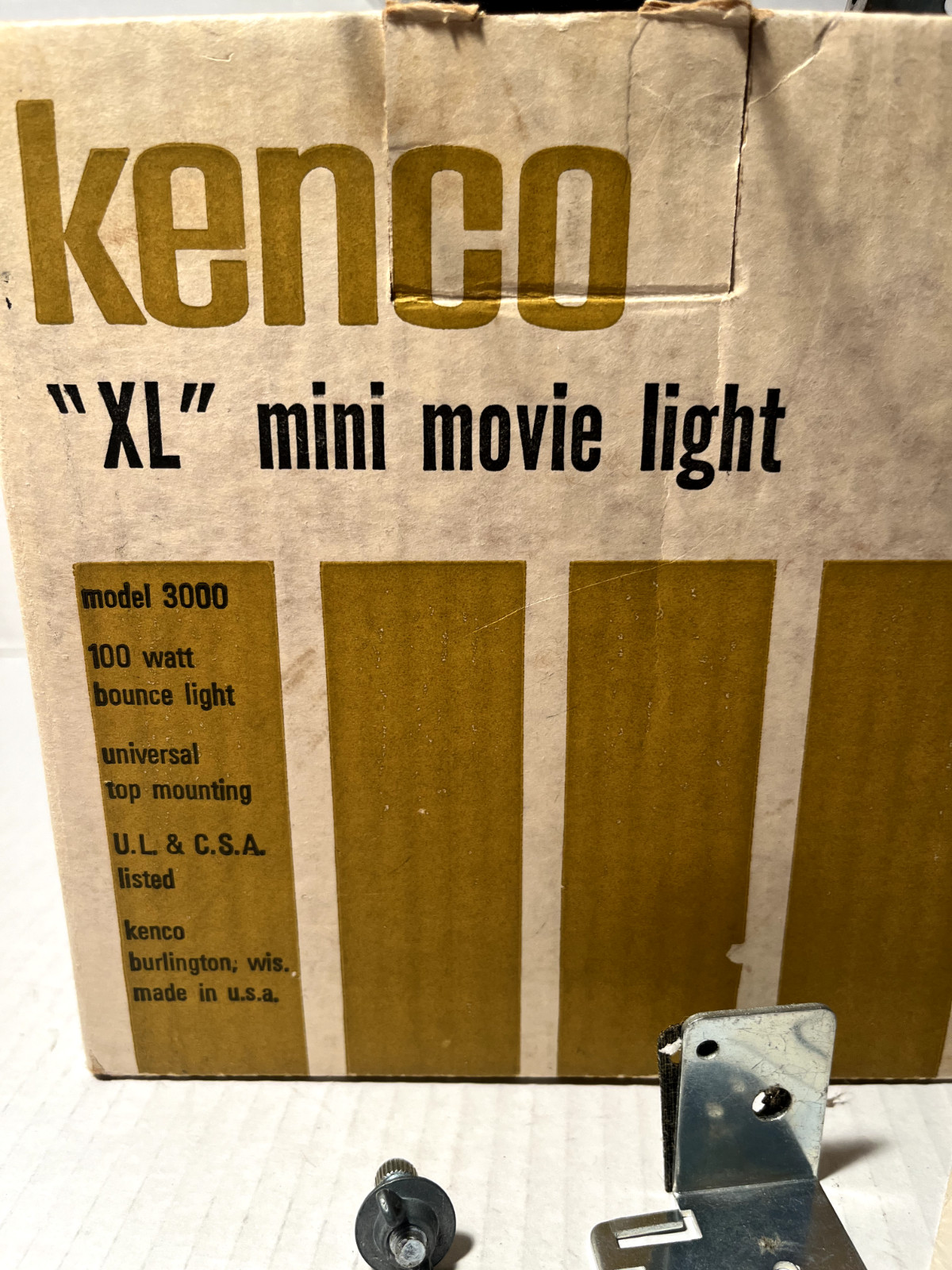 Kenco XL Mini Movie Light Model 3000 W/ Box and Manual No Hand Grip