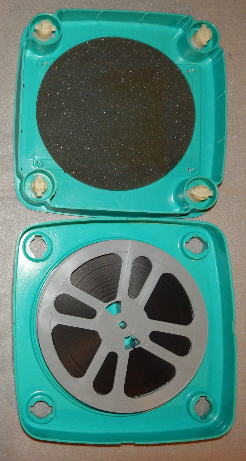 Vintage Plio-Magic 16mm Film Storage Box, 7″ Reel, (‘movie’) new
