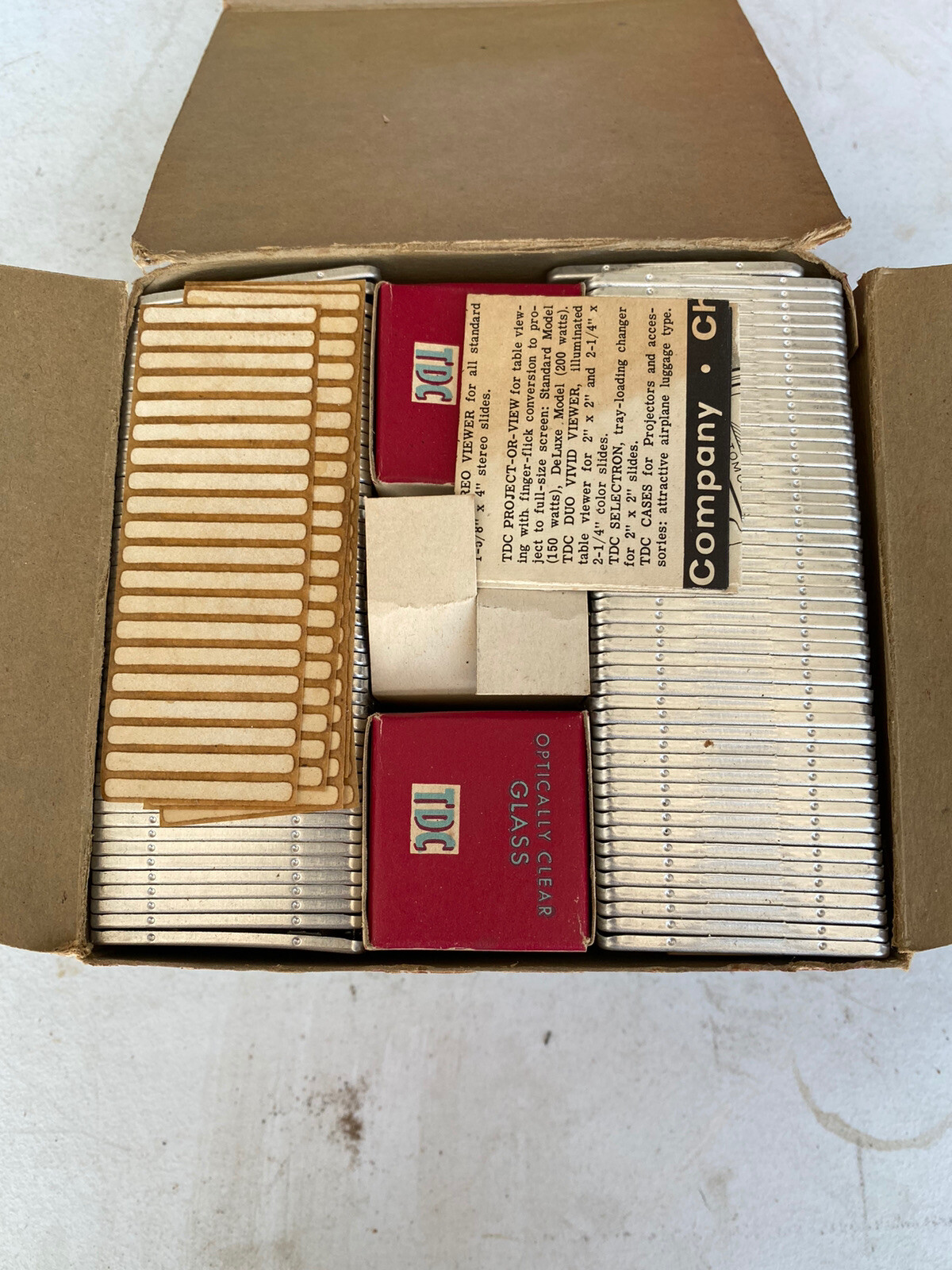 Vintage Prestomount Slide Mounts 2” x 2” For 35mm Double Frame Films 100 ct. NOS