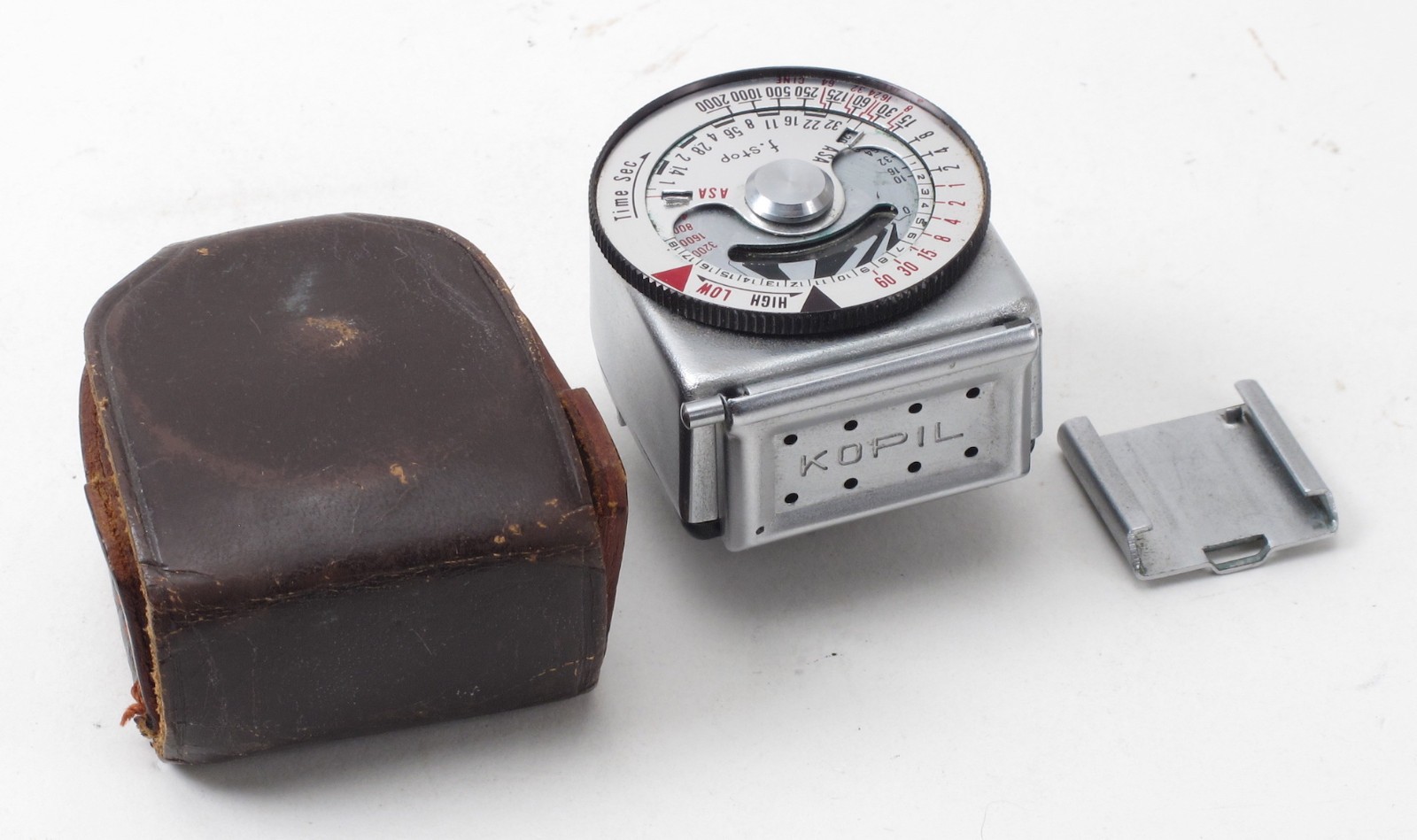 Rare Kopil Shoe Mount Selenium Light Meter – Works! Metraphot Style Leica-Meter