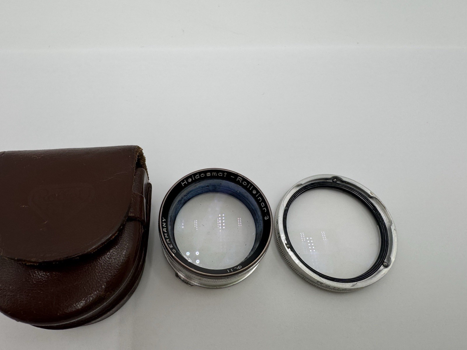 Rolleiflex Heidosmat- Rolleinar 3 Lens with Case B2 Mount