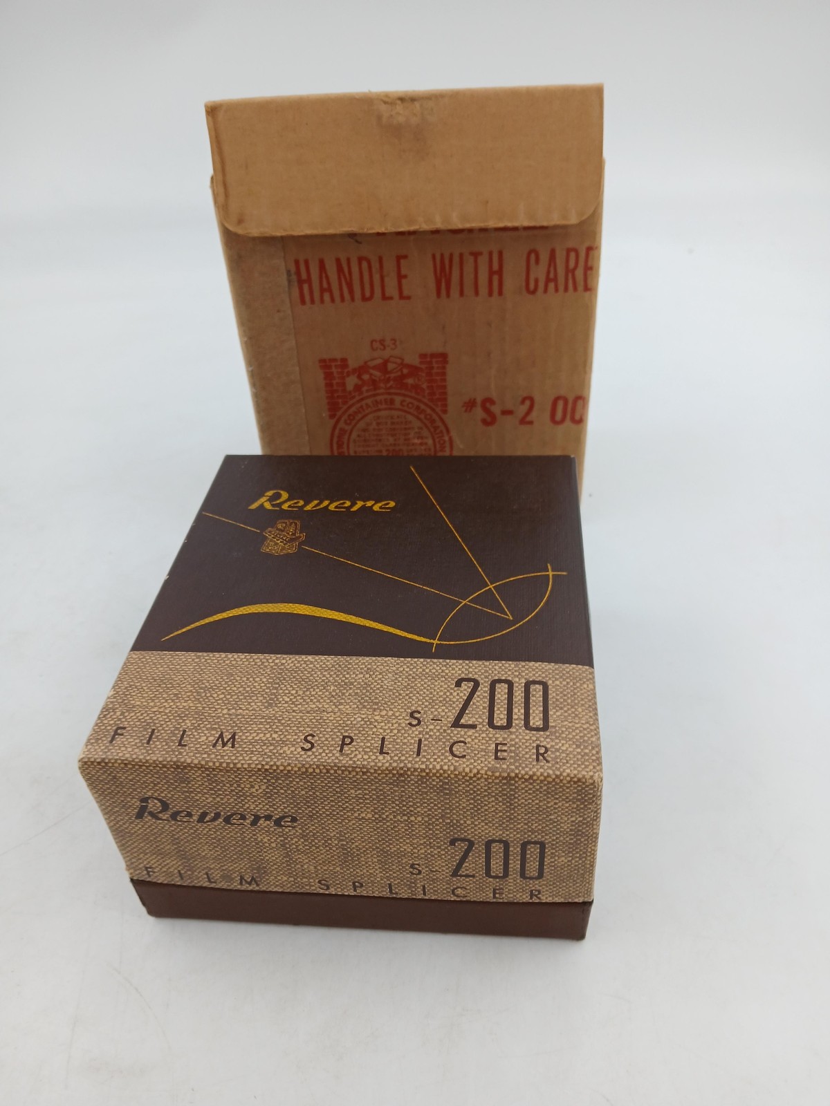 Vintage Revere S-200 Film Splicer Metal Movie Editing Original Box Camera Co