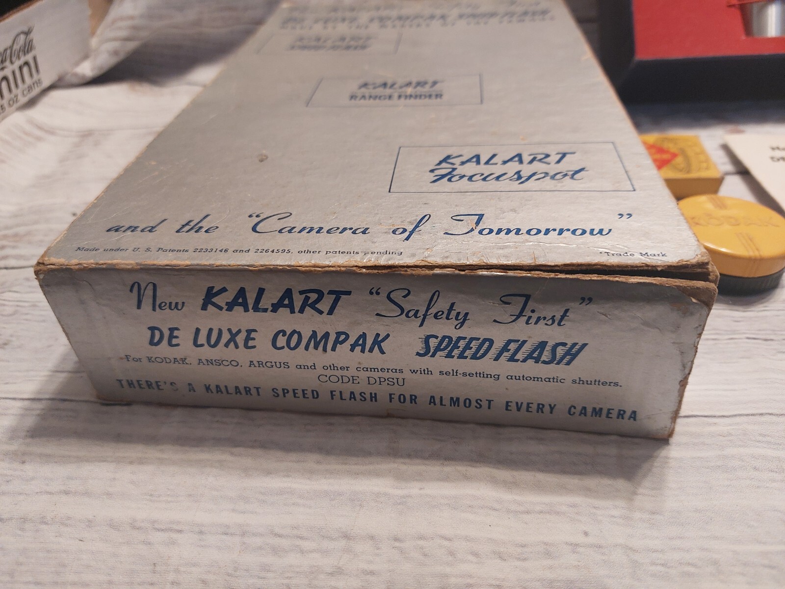 Kalart Speed Flash Safety First De Luxe Compak Original Box 1950’s (O)