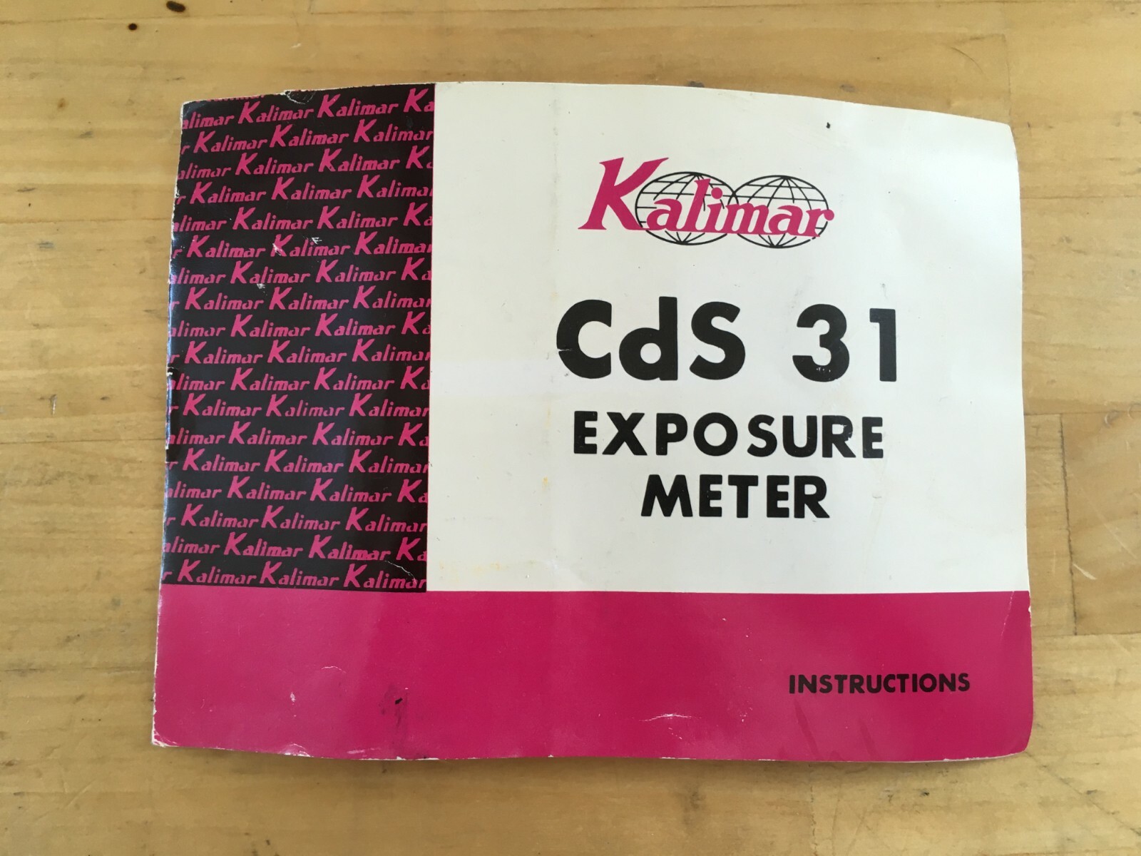 Vintage Kalimar CDS 31 Exposure Meter Instructions Case Japan Camera Accessory