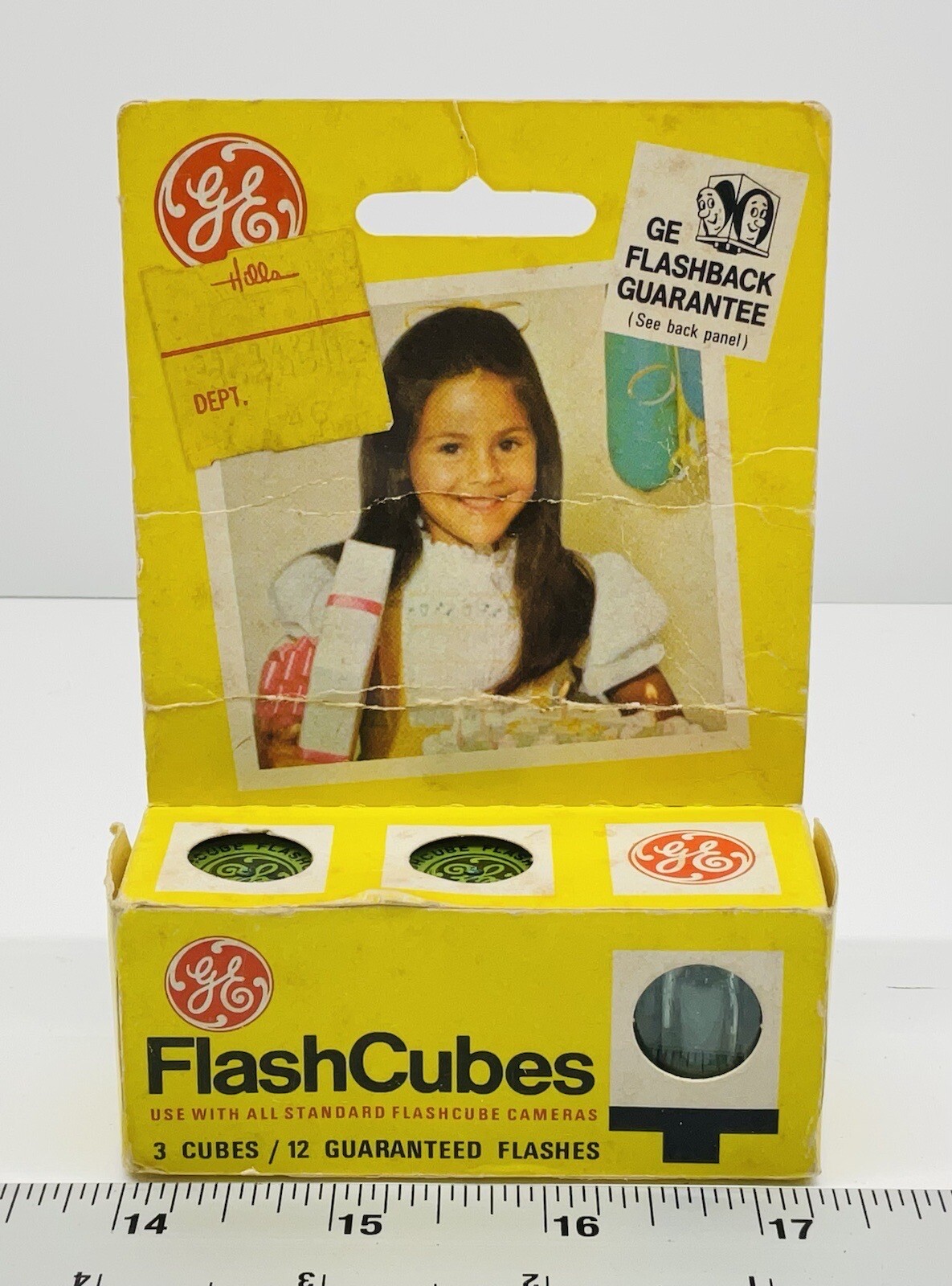 Vintage Pack of 3 GE General Electric FlashCubes Flash Cubes Camera
