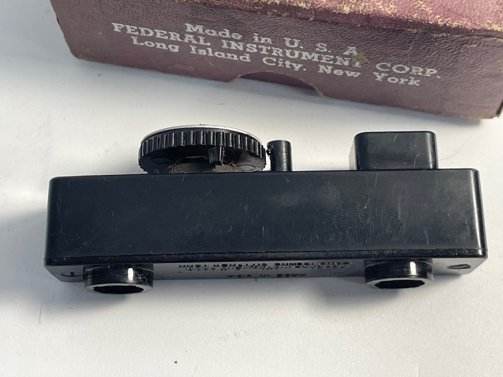 Vintage Ideal Range Finder Federal Instrument Corp USA Long Island NY with Box