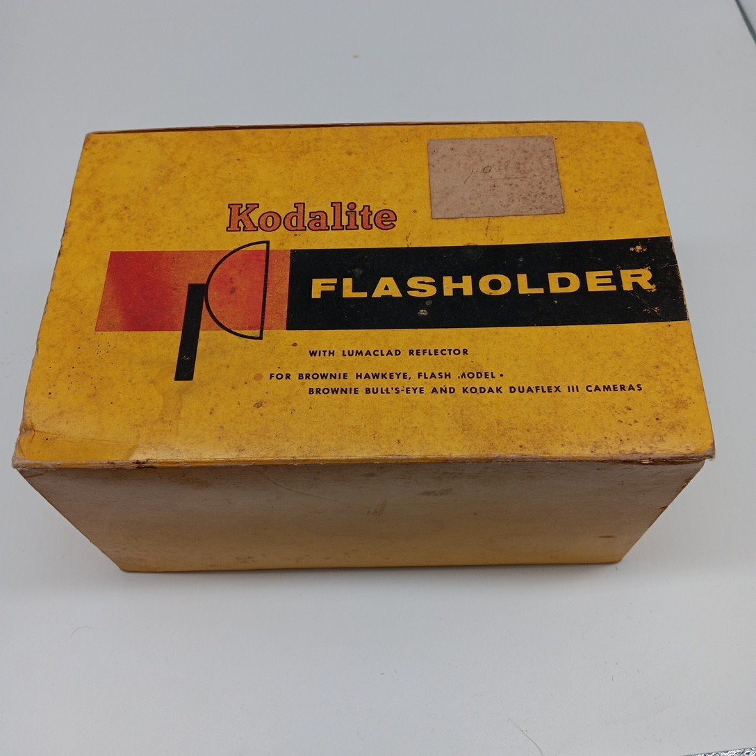 Vintage Kodalite Flasholder No. 170 Black Kodak Untested