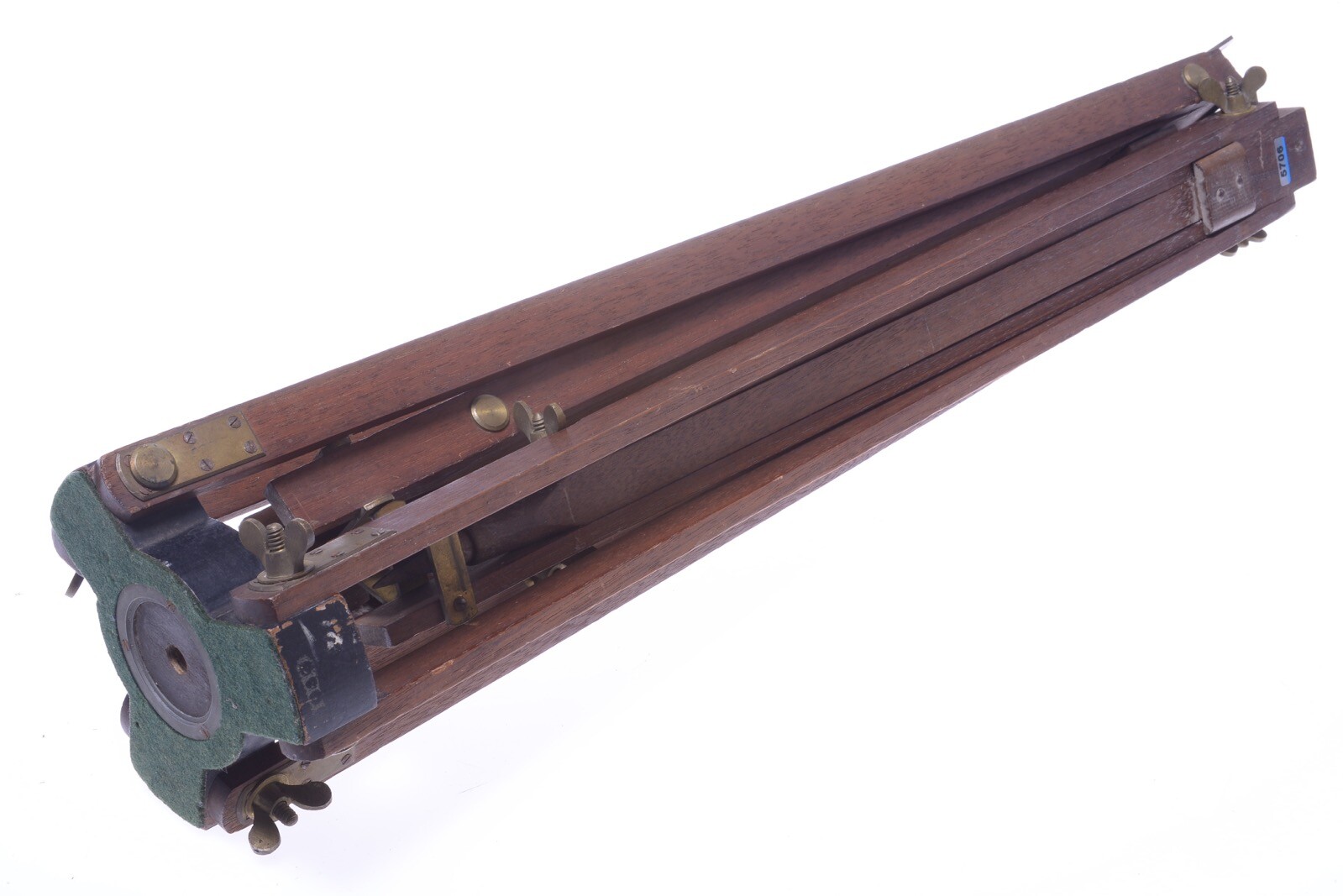 ✅ ANTIQUE WOOD TRIPOD 131CM, 51.57″ GLASS PLATE 4×5 LARGE FORMAT FIELD CAMERA