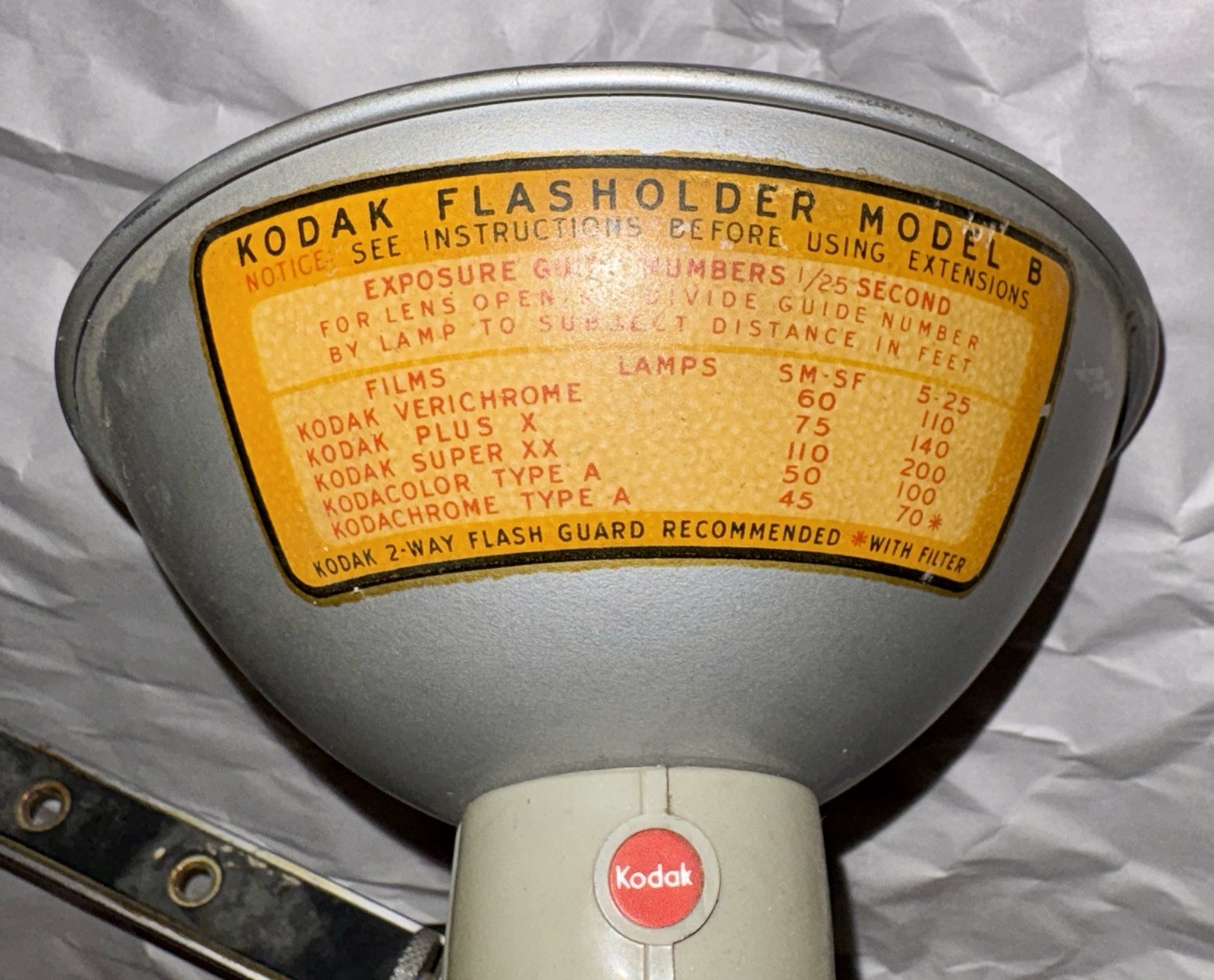VINTAGE KODAK FLASHOLDER EXTENSION UNIT MODEL B
