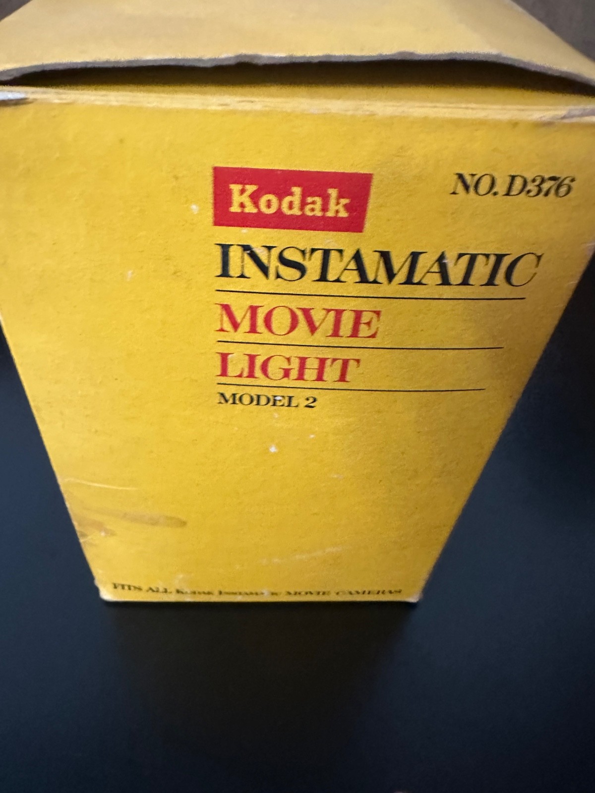 Vintage Kodak Instamatic Movie Light Model 2 in Original Box 1960s No. D376